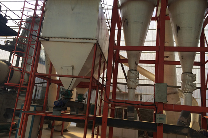 Building ceramic raw material pretreatment production line